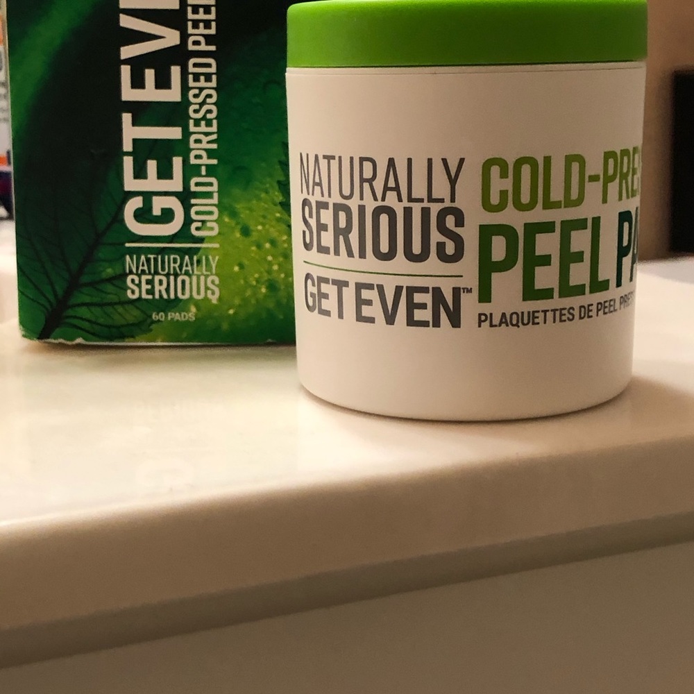Naturally Serious Get Even Cold-Pressed Peel Pads